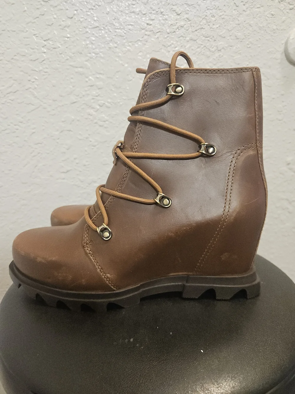 Sorel Joan Of Arctic III Waterproof Wedge Lace-Up Boots